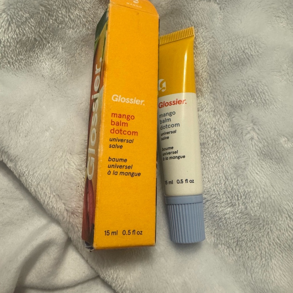 Glossier Mango Balm Dotcom - Cream and Yellow